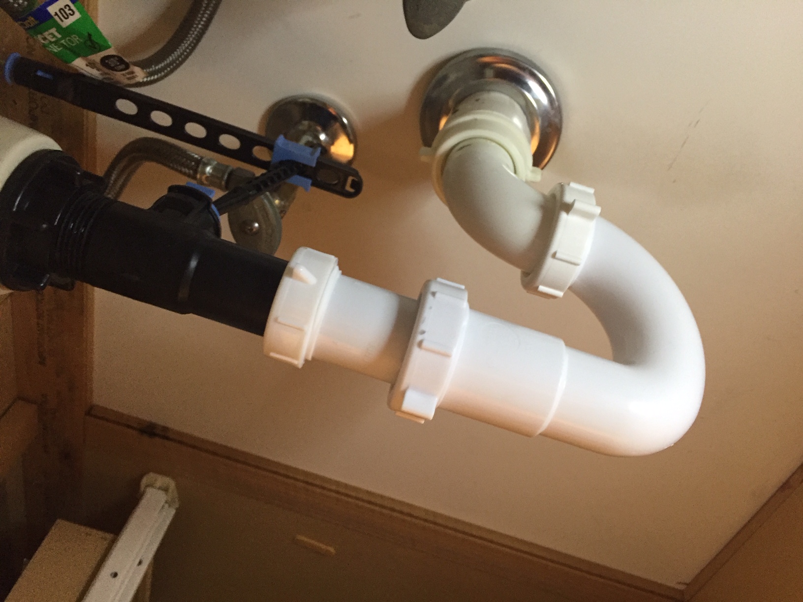 Sink Trap and Drain Installation with PVC Extension