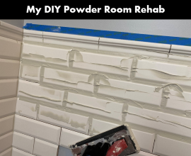 My DIY Powder Room Rehab