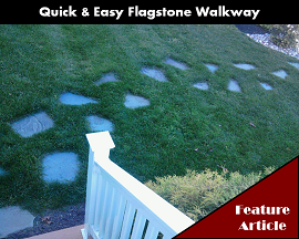 Quick & Easy Flagstone Walkway