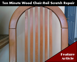 Scratch Repair - Wood Chairs and Rails