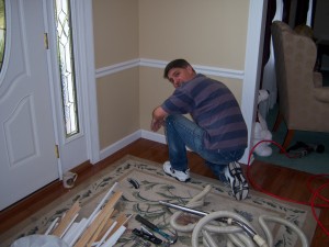 Installing Chair Rail and Base Moldings