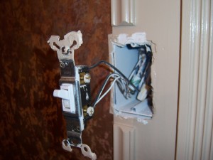 Replacing the Dining Room Light Switch