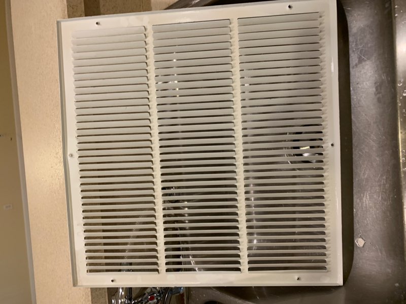 AC Return Vent Cover Clean