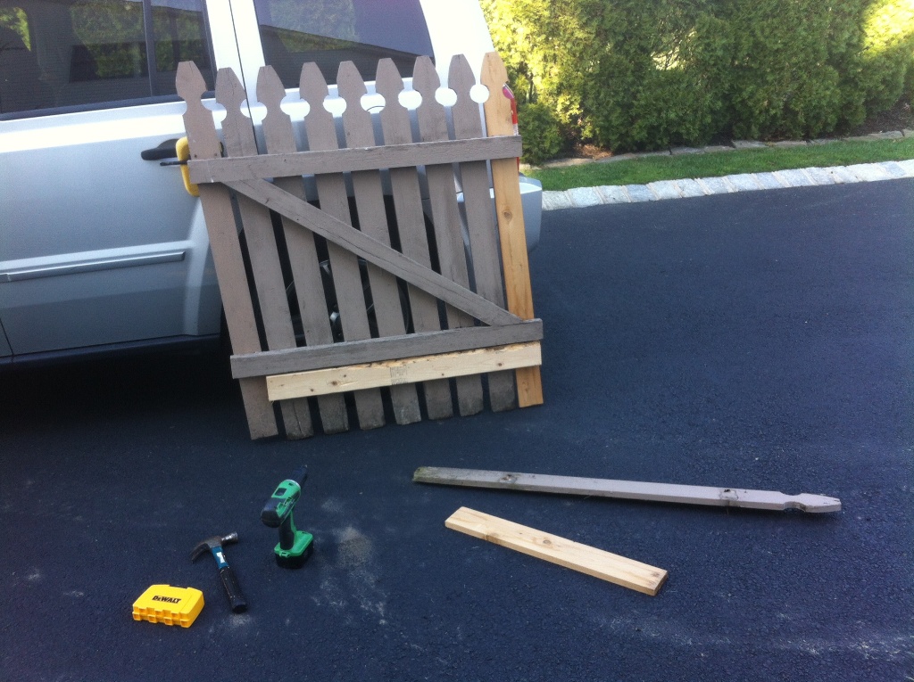 Cedar Fence Gate Rebuild