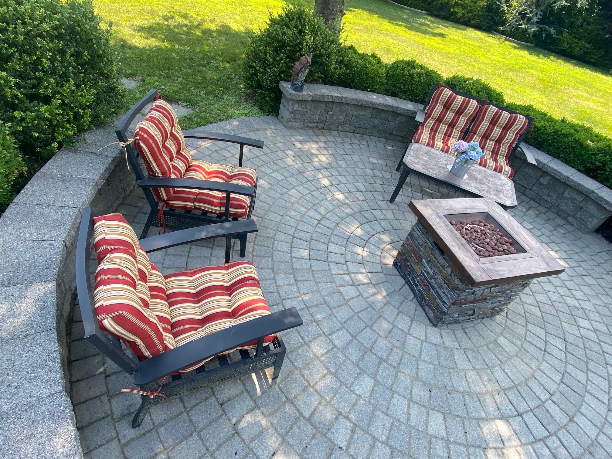 Paver Firepit Patio Furniture