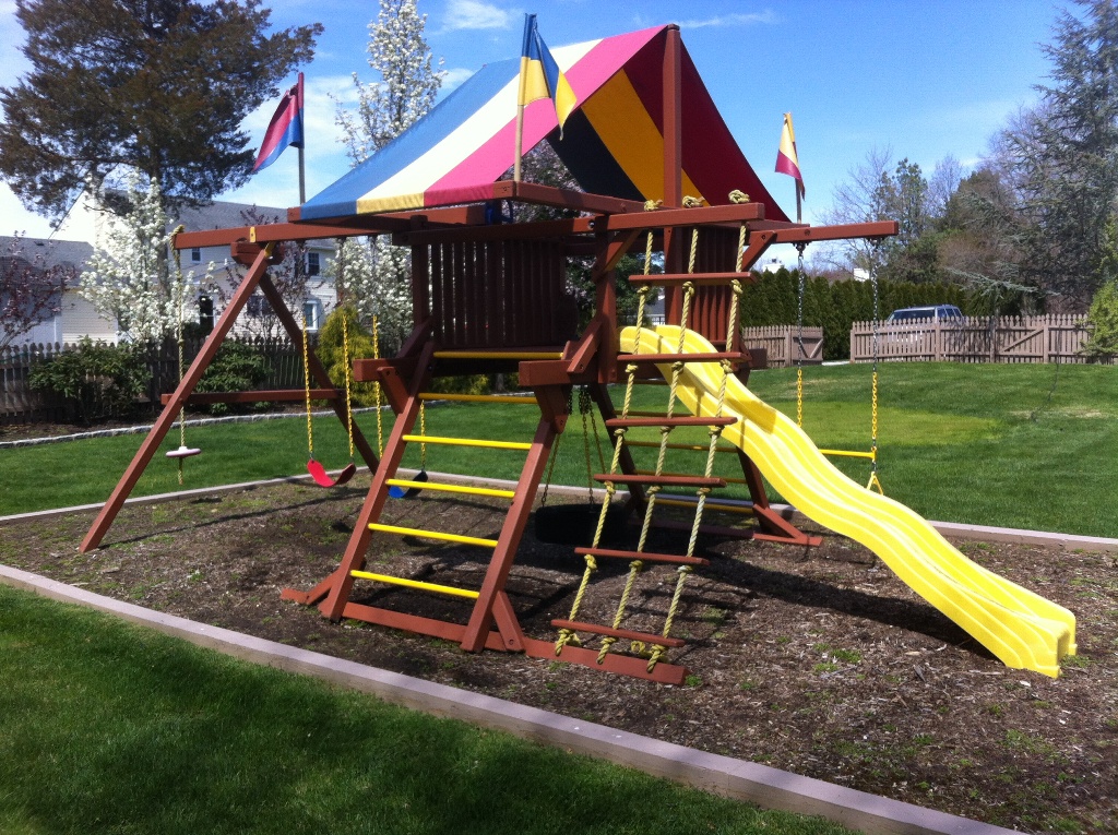 Rainbow Play Set Cleaning