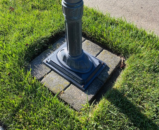 Paver Base Mailbox