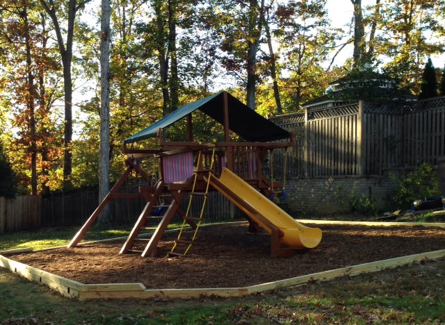 To Rehab a Redwood Swing Set - All About The House