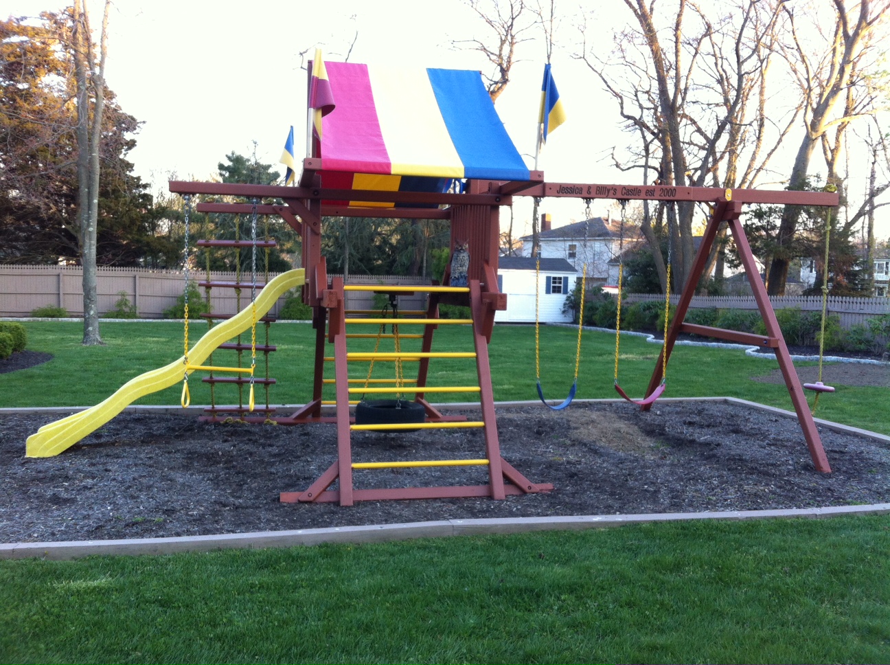 Redwood Swing Set 2013