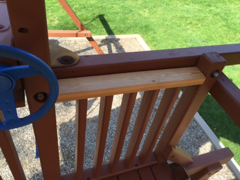 Rainbow Swing Set Rail Replacement 2016