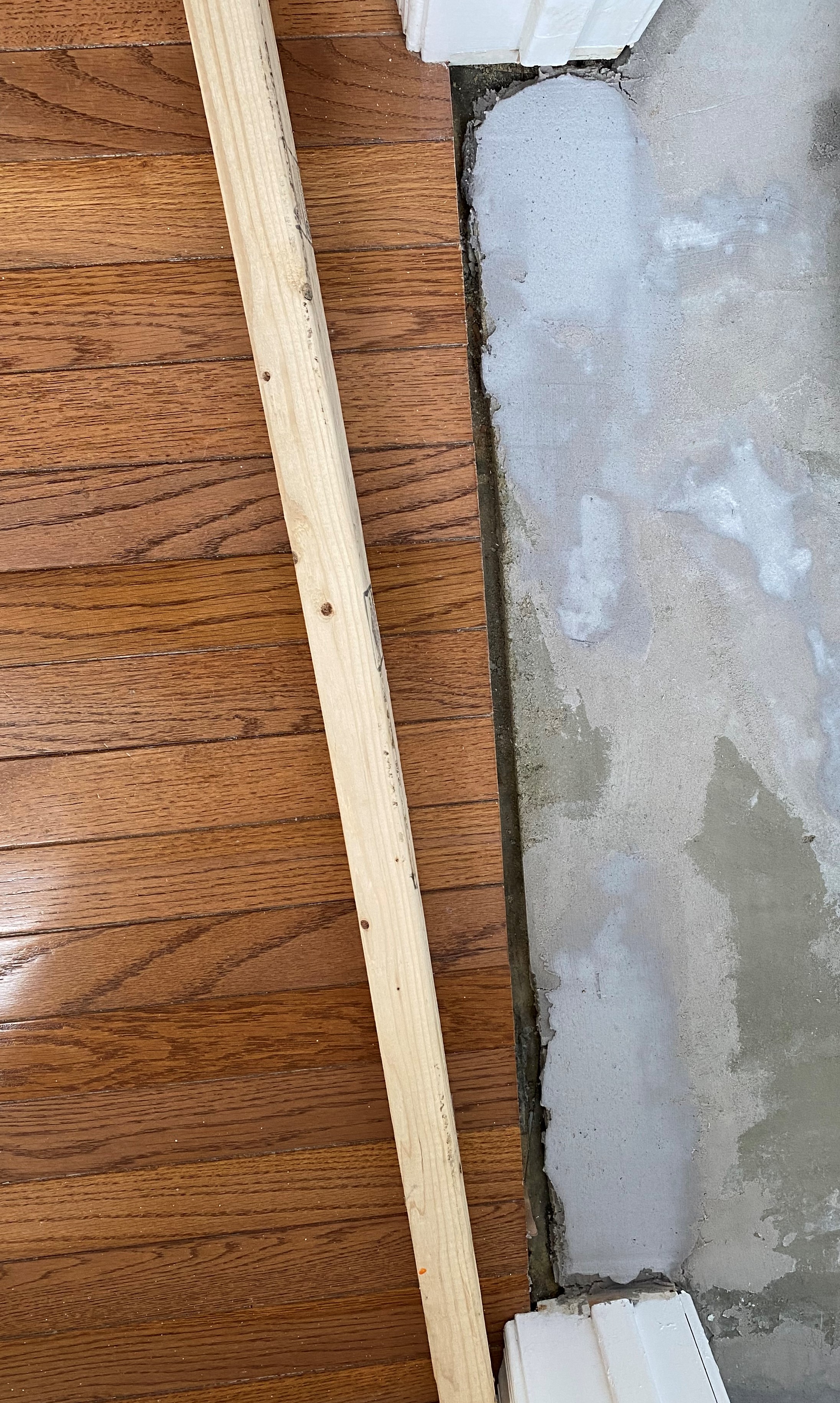 Powder Room Bath Threshold Removal