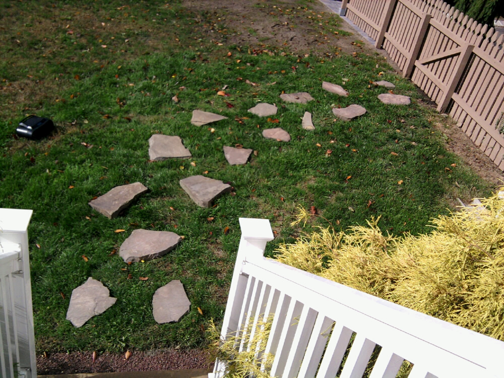 Flagstone Walkway Layout