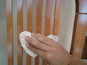 Removing Excess Stain and Touch-Up Marker