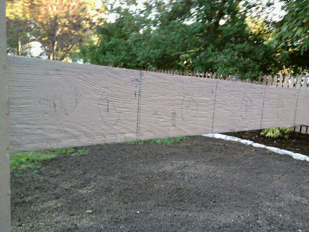 Marking Backers for Fence Picket Positioning