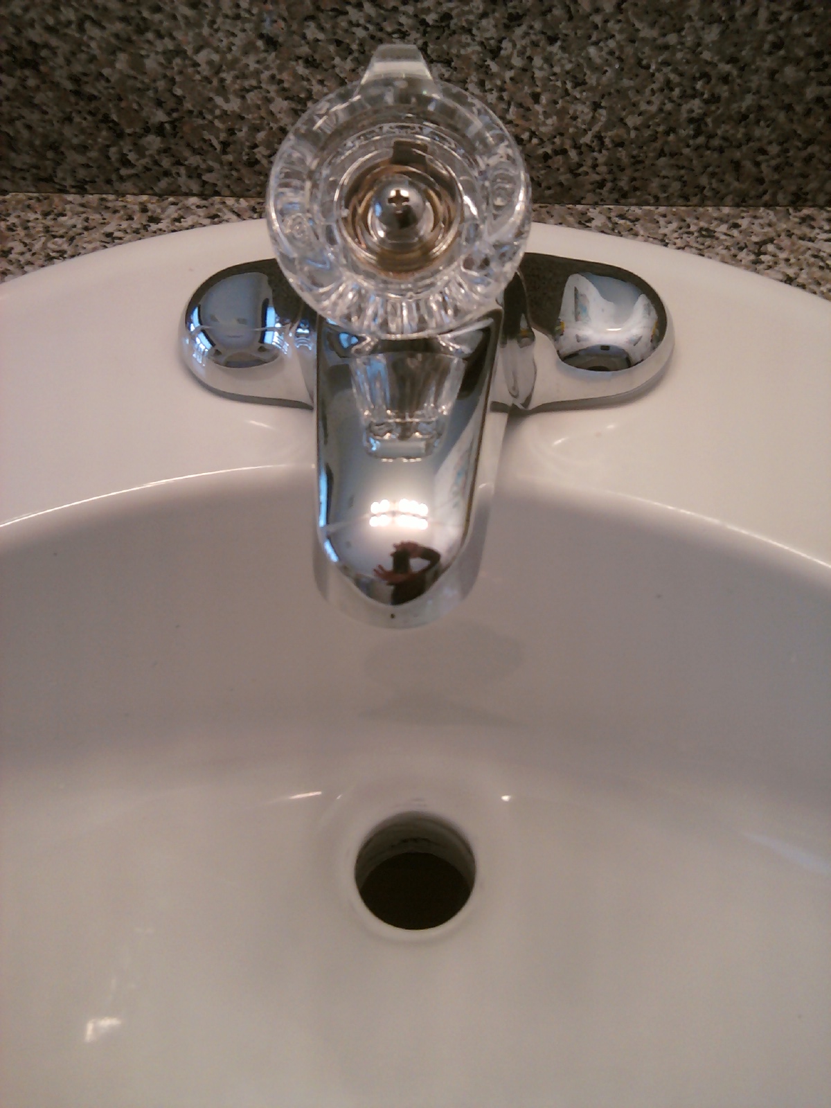 New Bathroom Faucet Installation Completed
