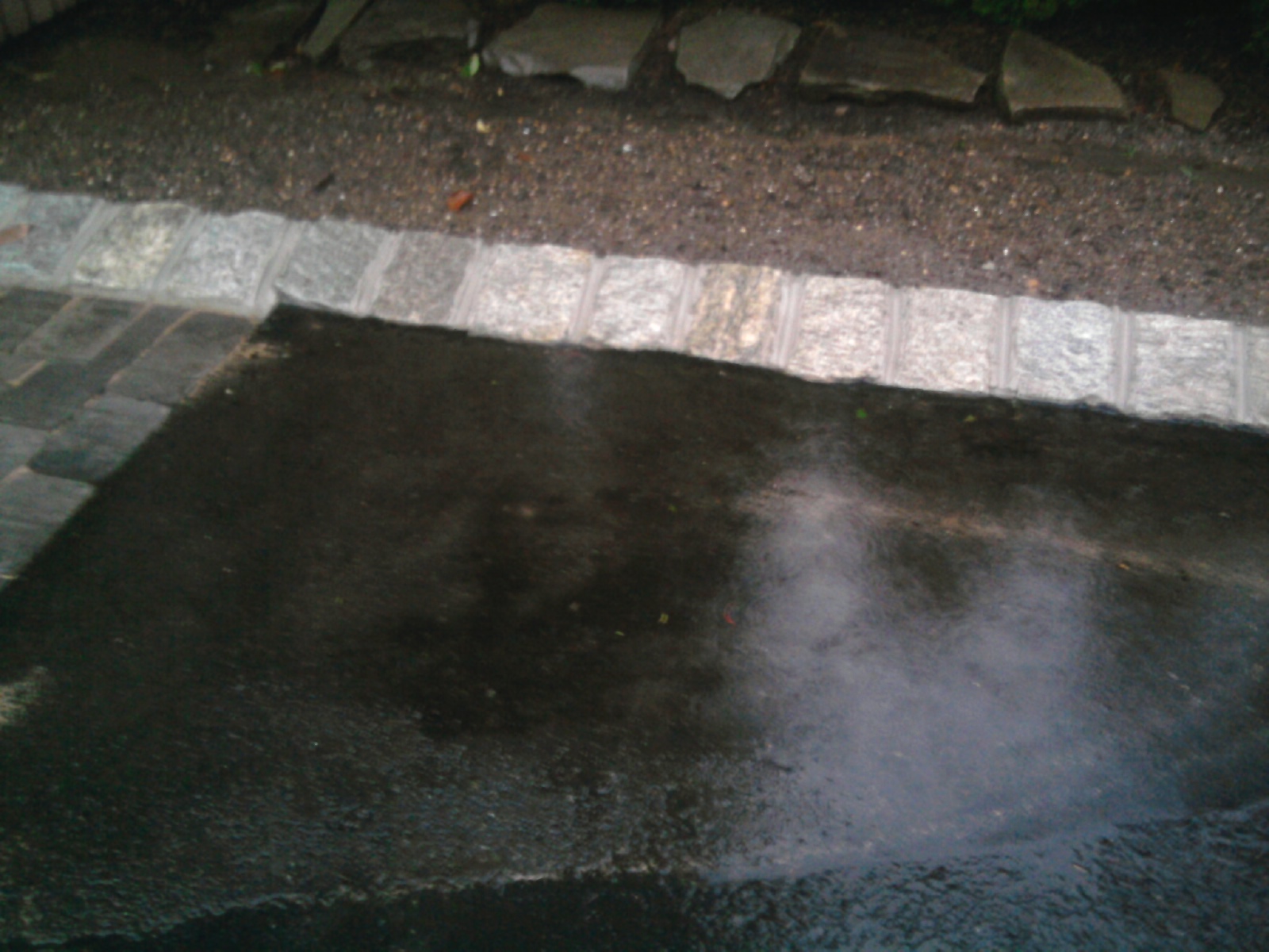 Asphalt Driveway Ponding