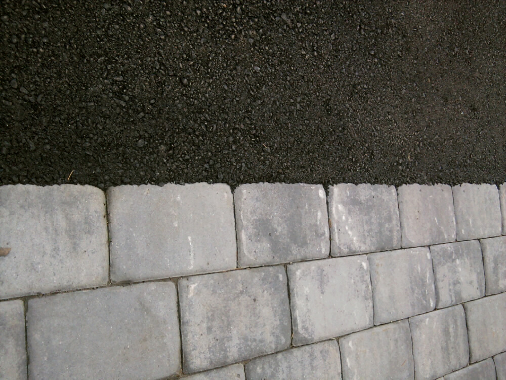 Asphalt by Paver Apron