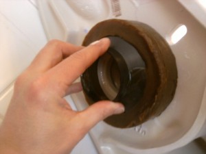 Installing Replacement Bathroom Toilet New Wax Seal