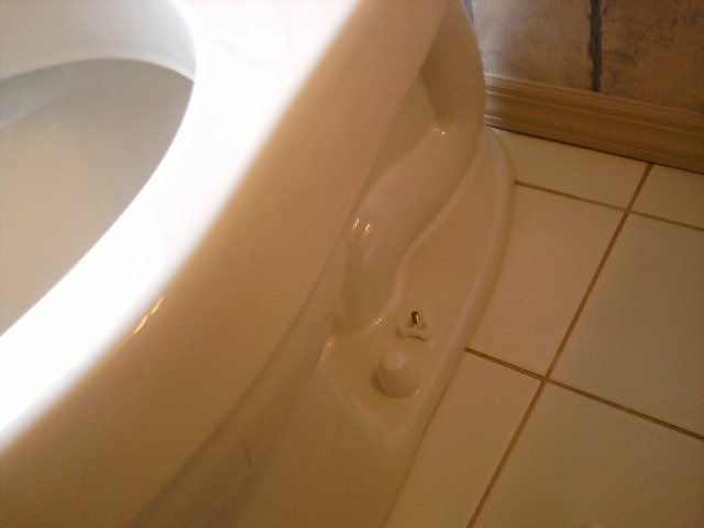 Loosely Bolt Bathroom Toilet to Floor