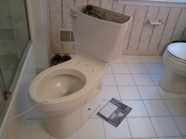 New Toilet Assembly Bathroom Rehab