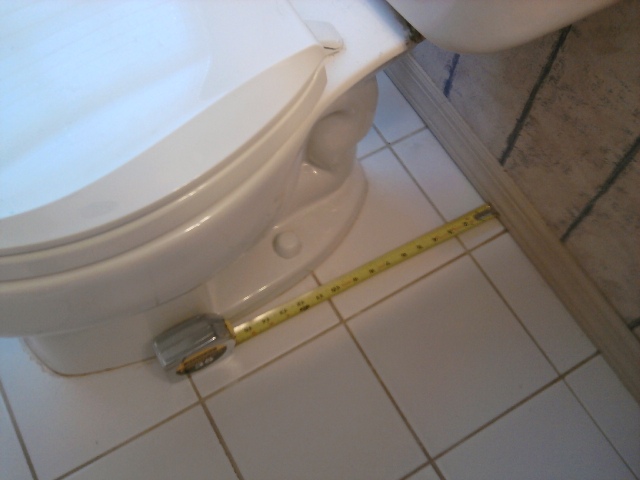 Bathroom Toilet Replacement Wall Measurement