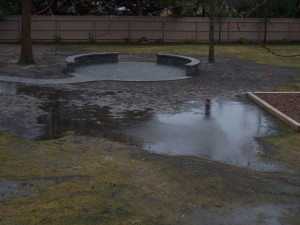 Backyard Surface Water Runoff Issue - Ponding