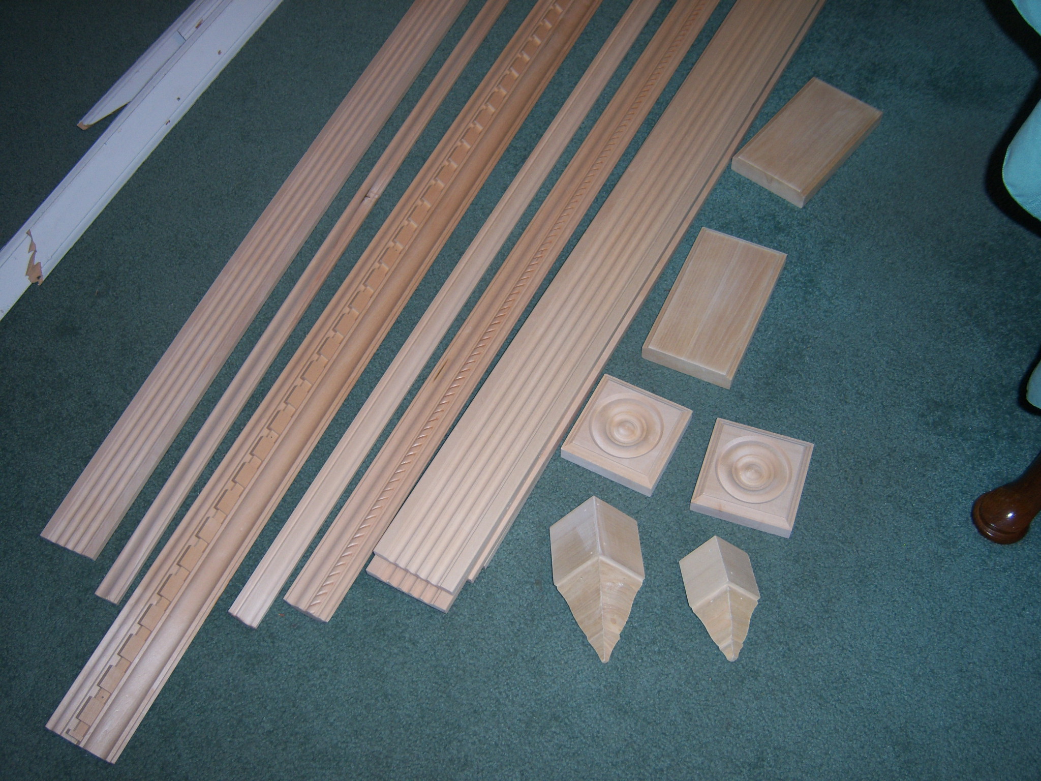 Casing, Rosettes, Crown Moldings, Plinth Blocks and Corner Blocks