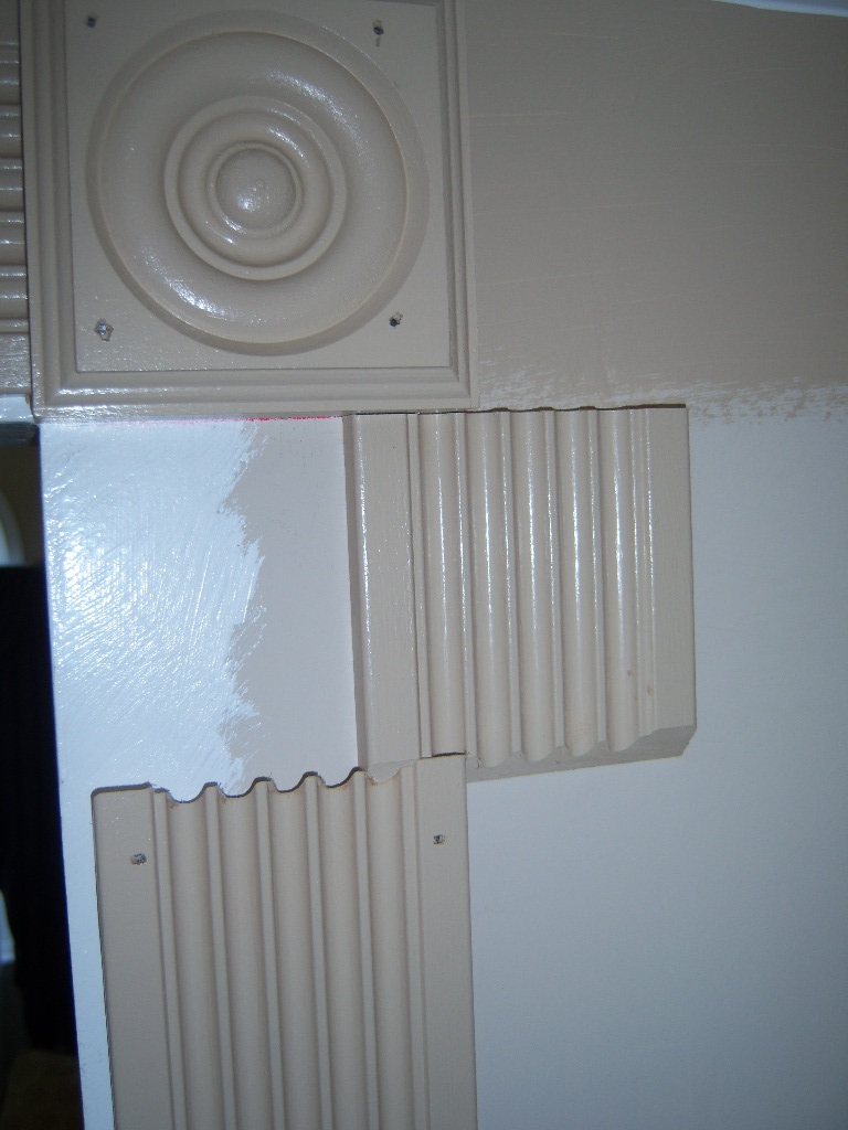 Splicing Fluted Casing - Rosette in Corner