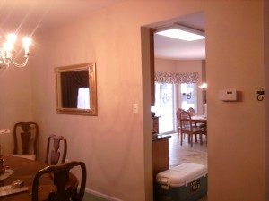 Dining Room Before Trim Work