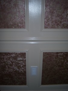 Dining Room Trim Work Ideas - Centered Outlet Cover