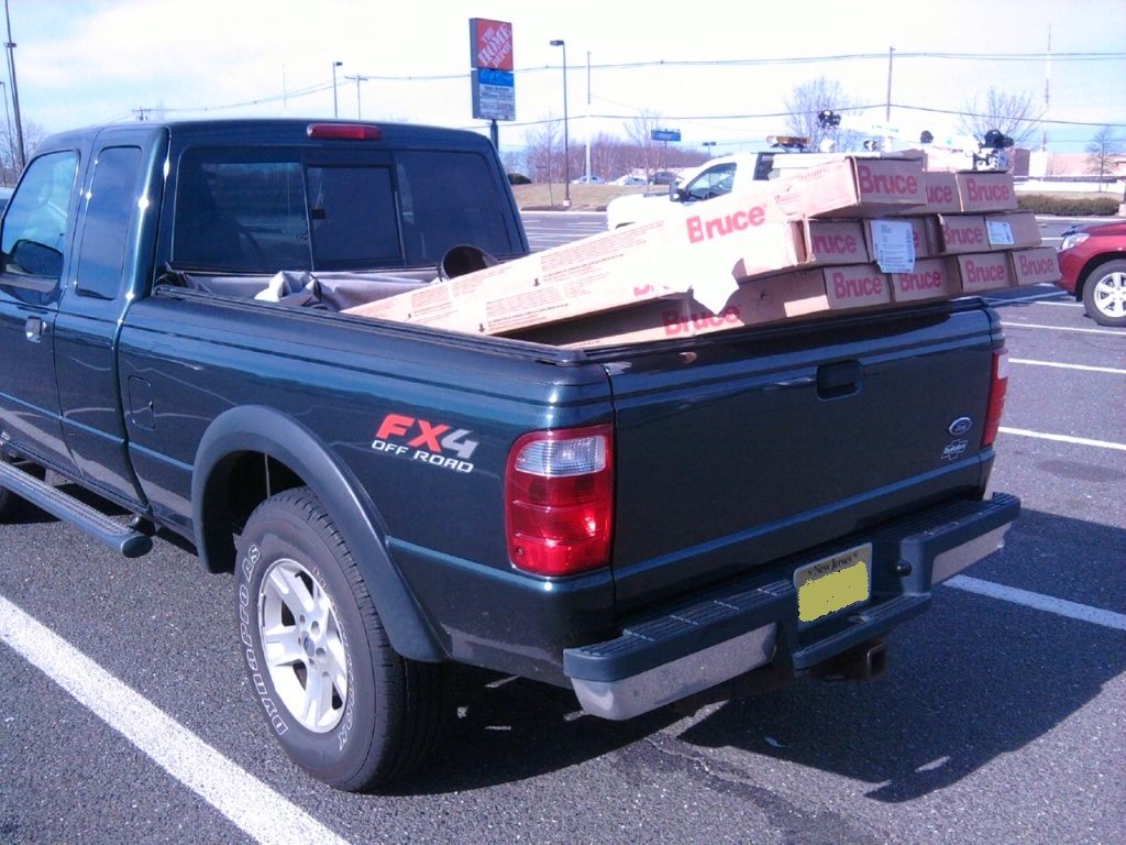 Transporting Hardwood Flooring