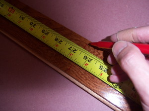 Cutting the Hardwood Planks