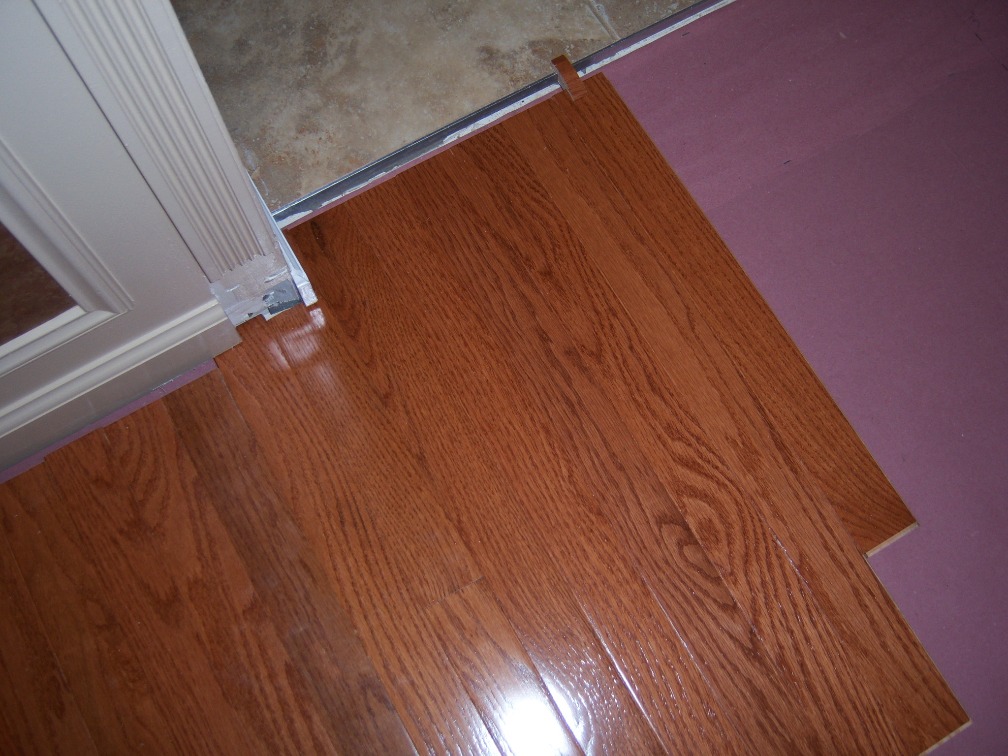 Hardwood to Edges and Transition Spacing