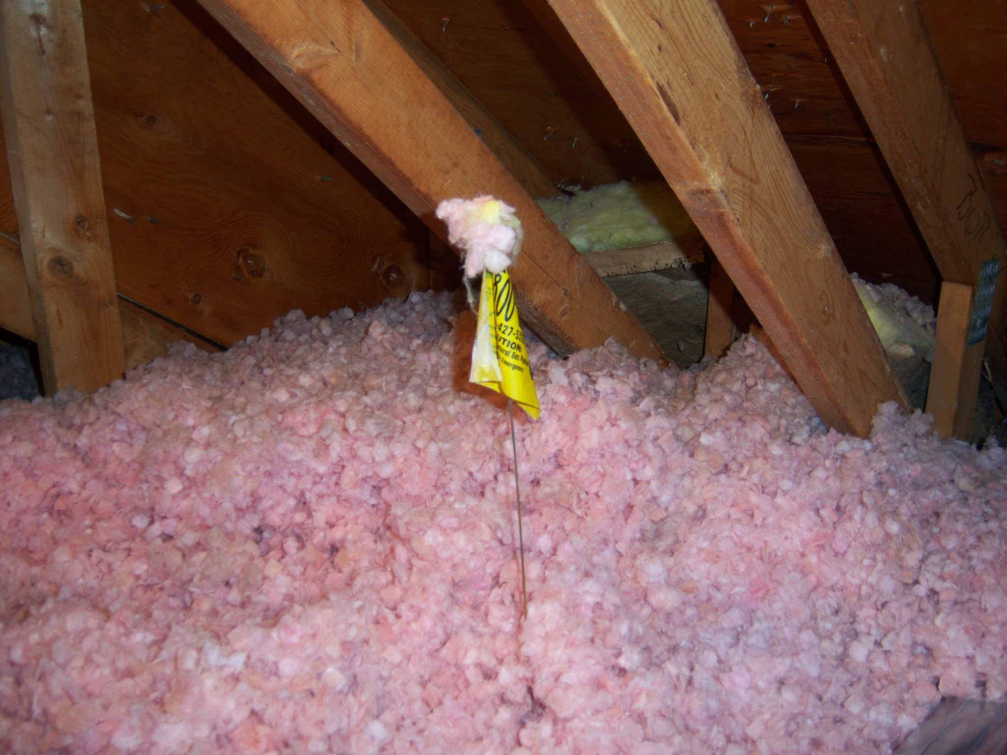 Attic Flag for Exhaust Fan Location