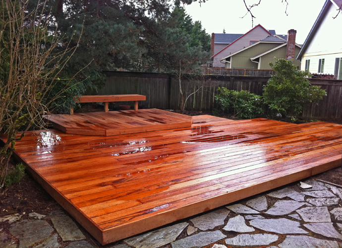 Tiger Wood Deck Ricks Fencing