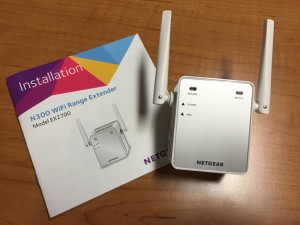 Netgear N300 WiFi Extender Model EX2700