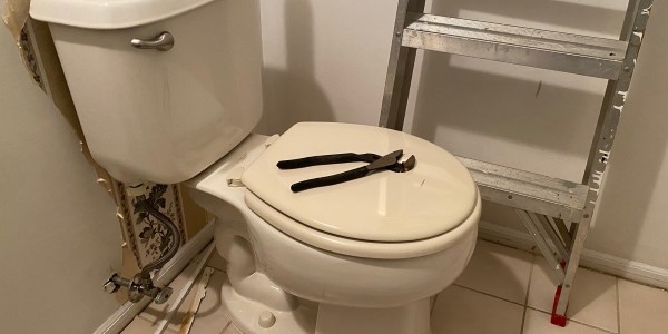 Replacing a Bathroom Toilet: Mostly Easy. Not Too Gross.