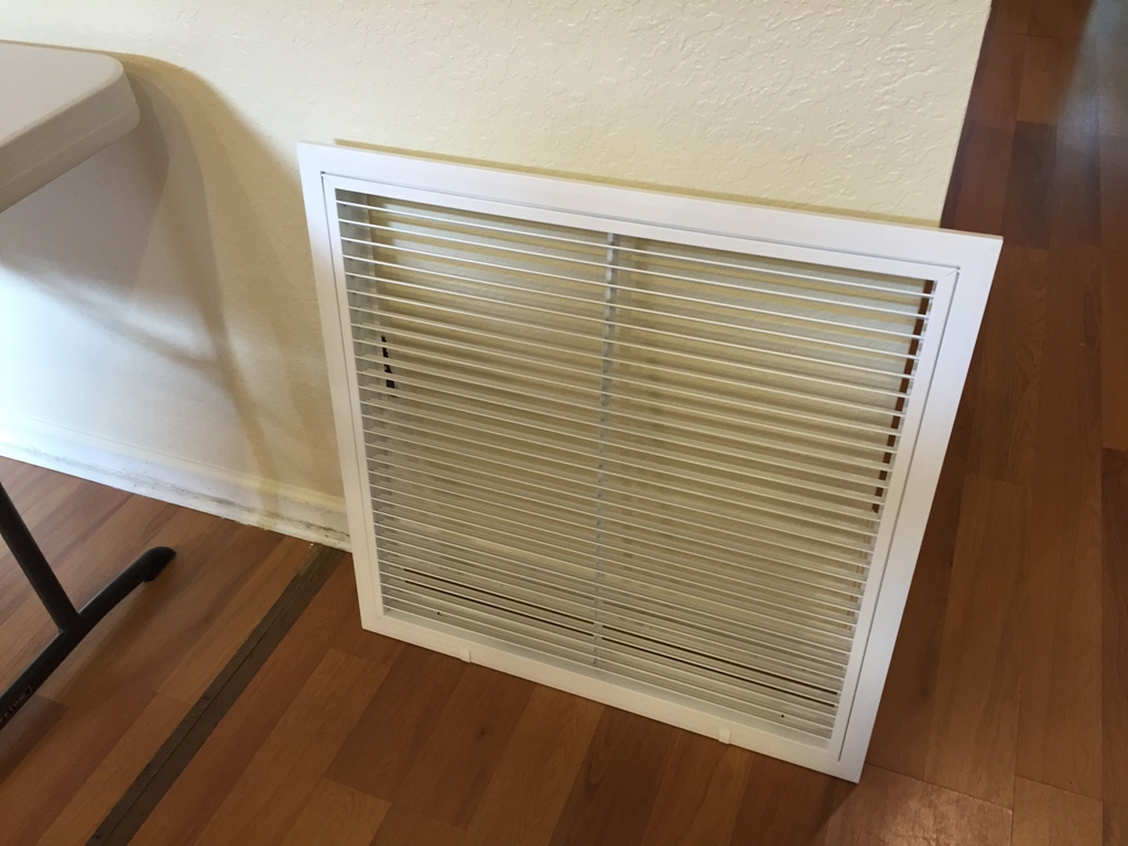 New Central Air Conditioner HVAC Return Cover