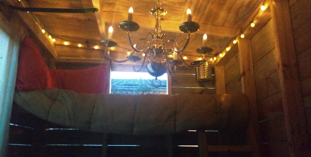 Solar Powered Interior Backyard Playhouse Lighting