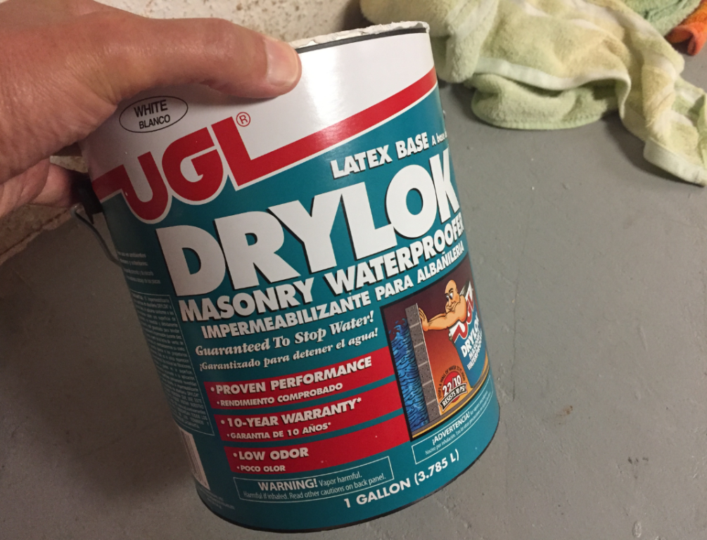 UGL Drylock Seal Deter Concrete Wall Water Leak