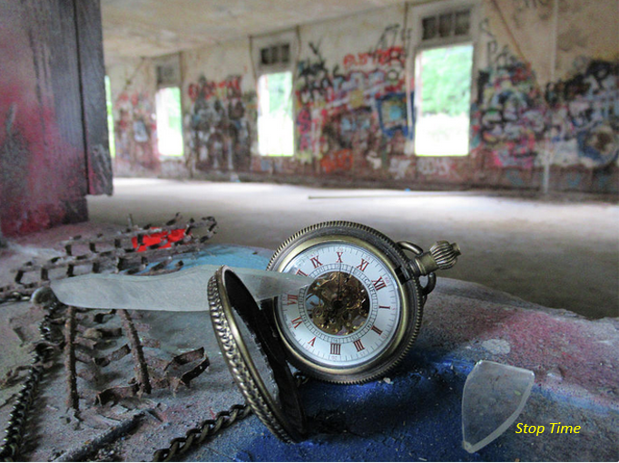 Stop Time Clock Photography Urbex