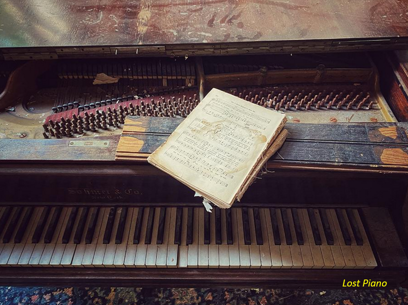 Lost Piano Abandoned Photography Urban Decay Urbex