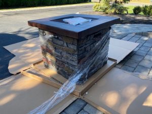 Propane Fire Pit Assembly