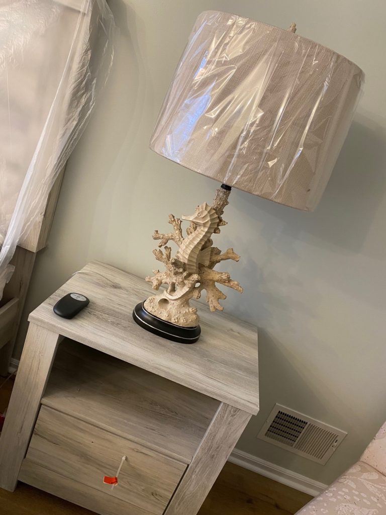 DIY Bedroom Decorating Beach Theme Lamp